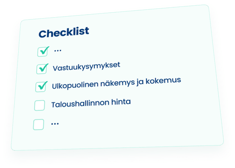 Kirjanpidon ulkoistaminen checklist distorted