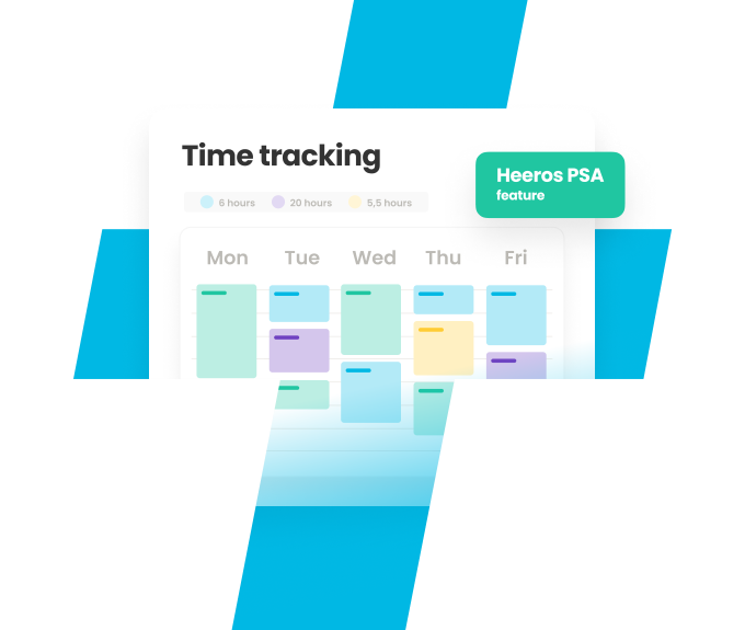 Product PSA Time tracking EN header